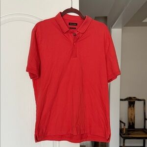Massimo Dutti Men’s Red Polo Shirt